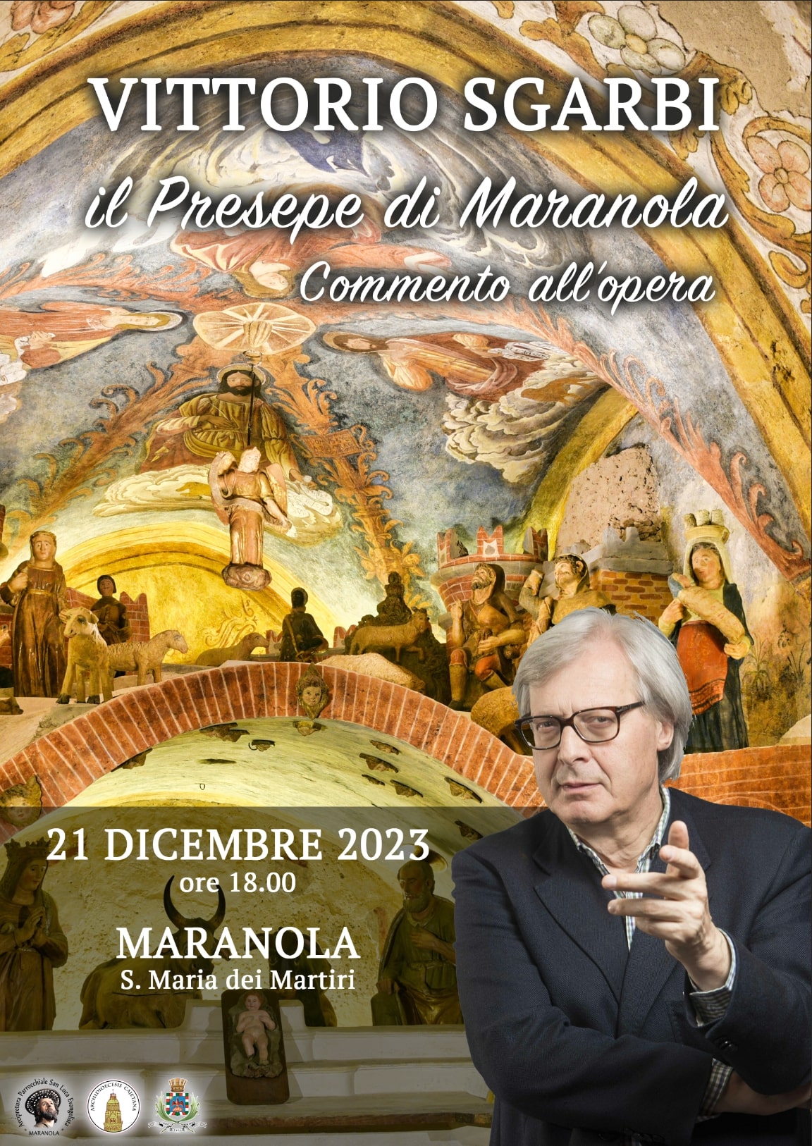 Vittorio Sgarbi a Maranola