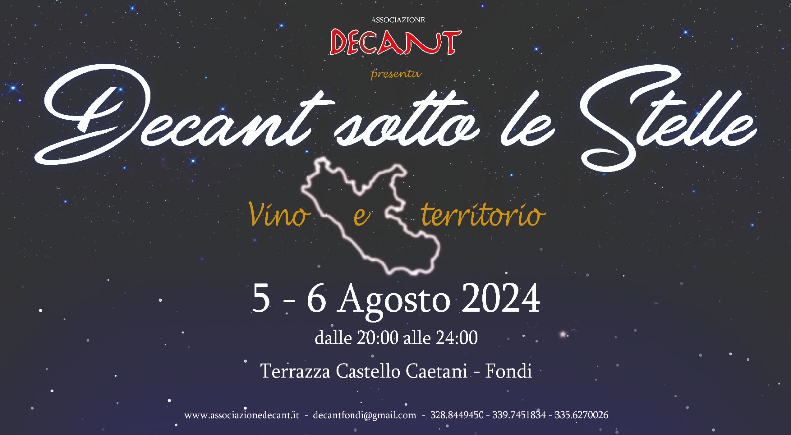 Decant sotto le stelle 2024