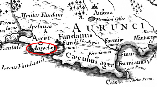 Mappa di Amyclae