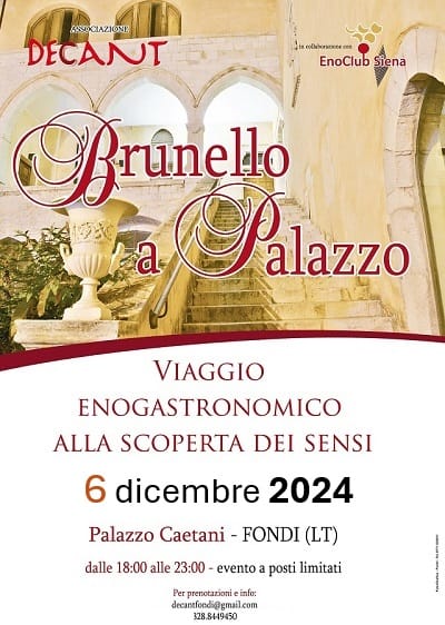 Locandina Brunello a Palazzo